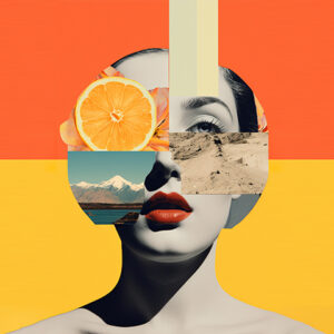 Collage fotografico geometrico